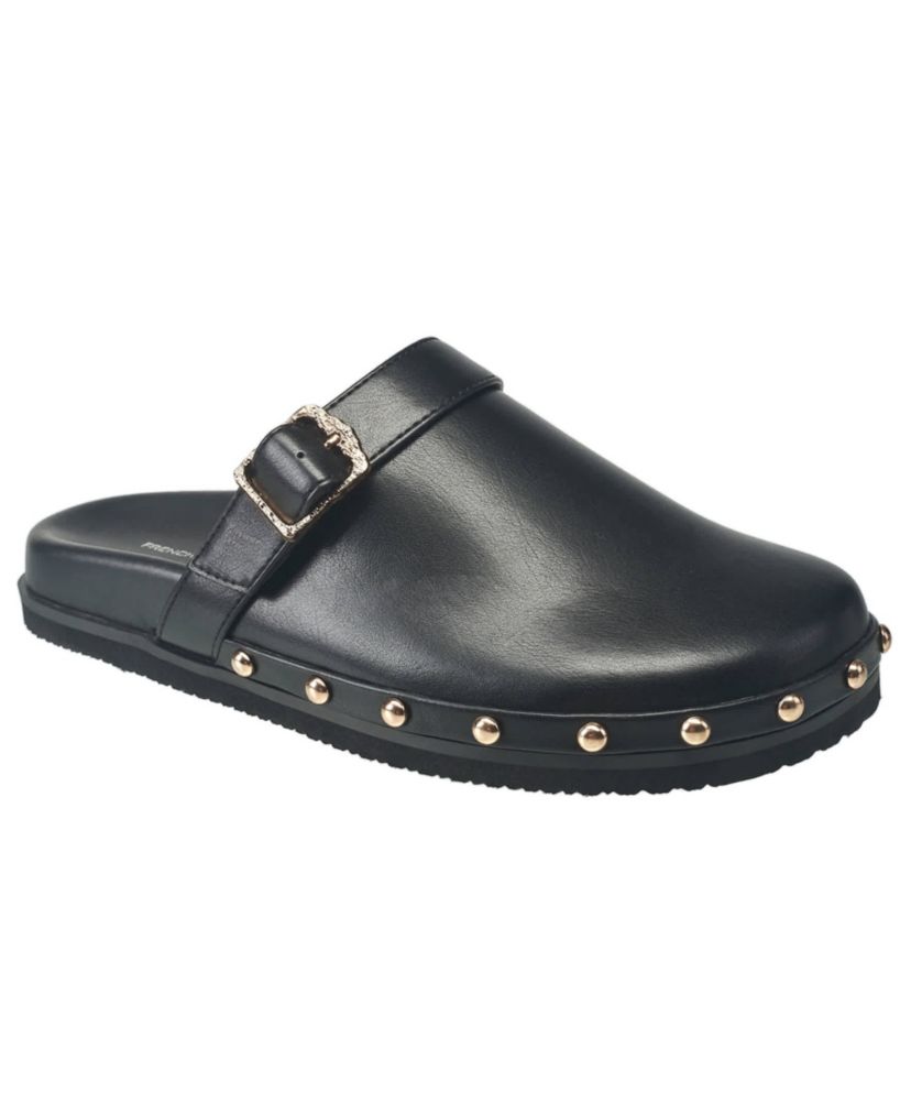 Chello Buckle Leather Clog