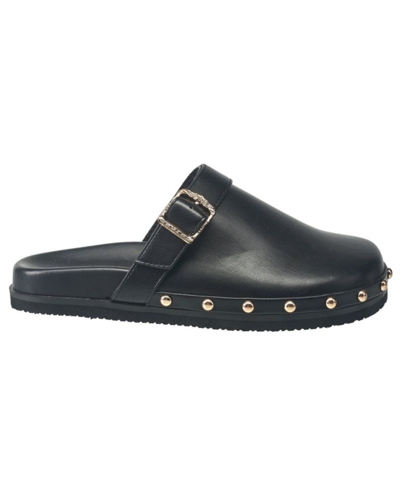 Chello Buckle Leather Clog
