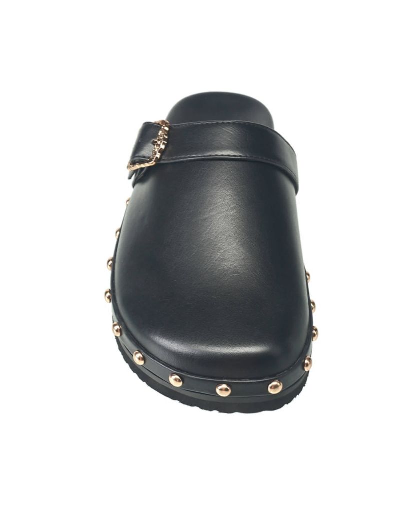Chello Buckle Leather Clog