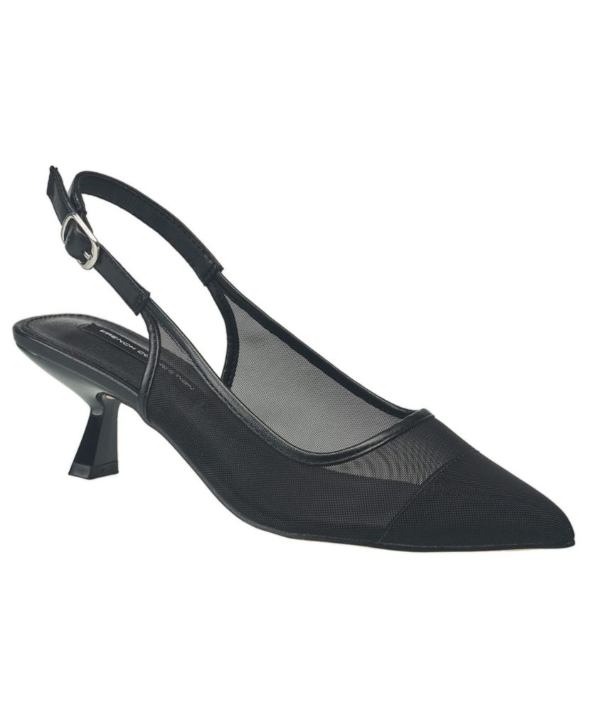 Womens Elise Mesh and Stone Slingback