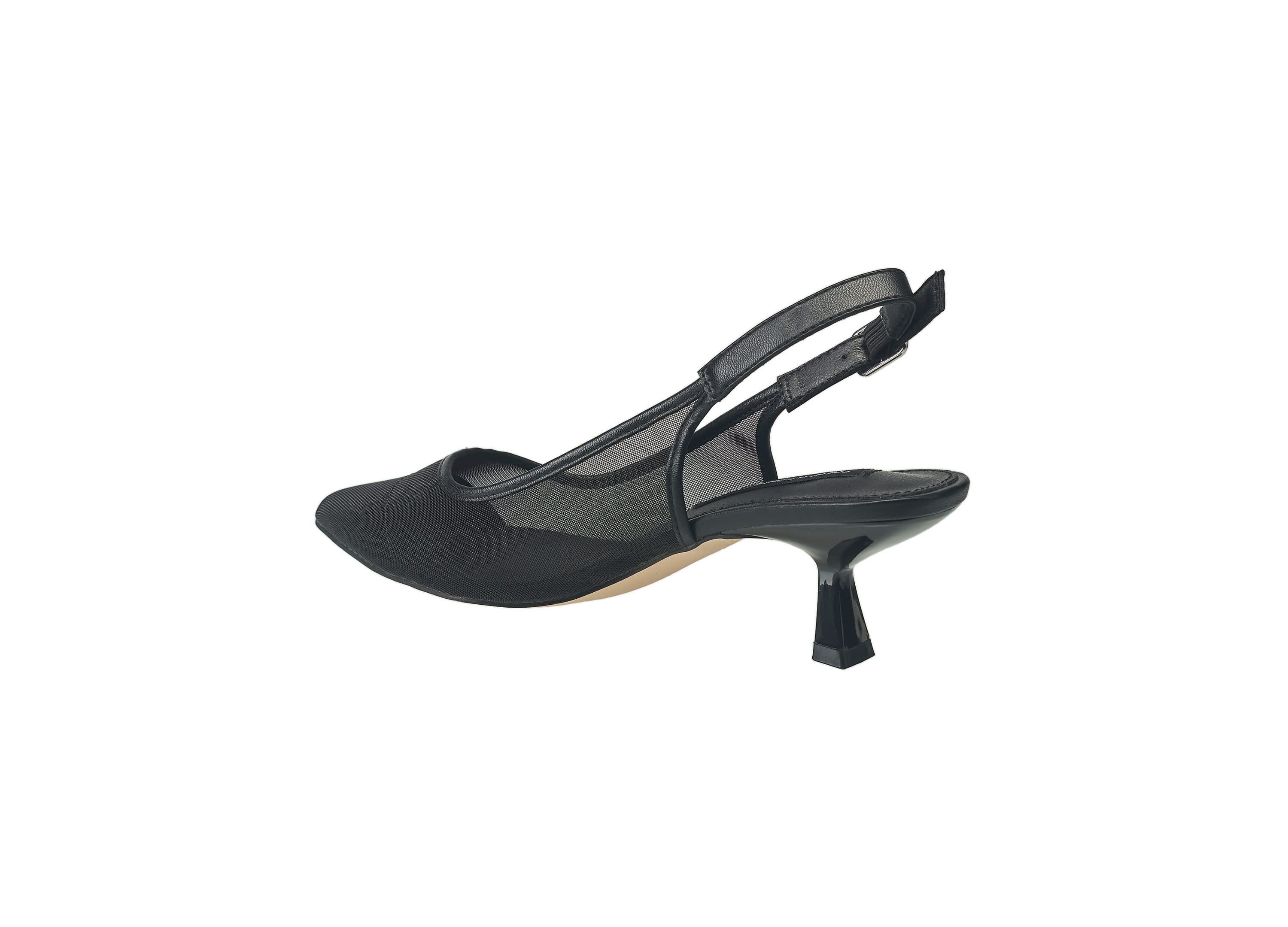 Womens Elise Mesh and Stone Slingback