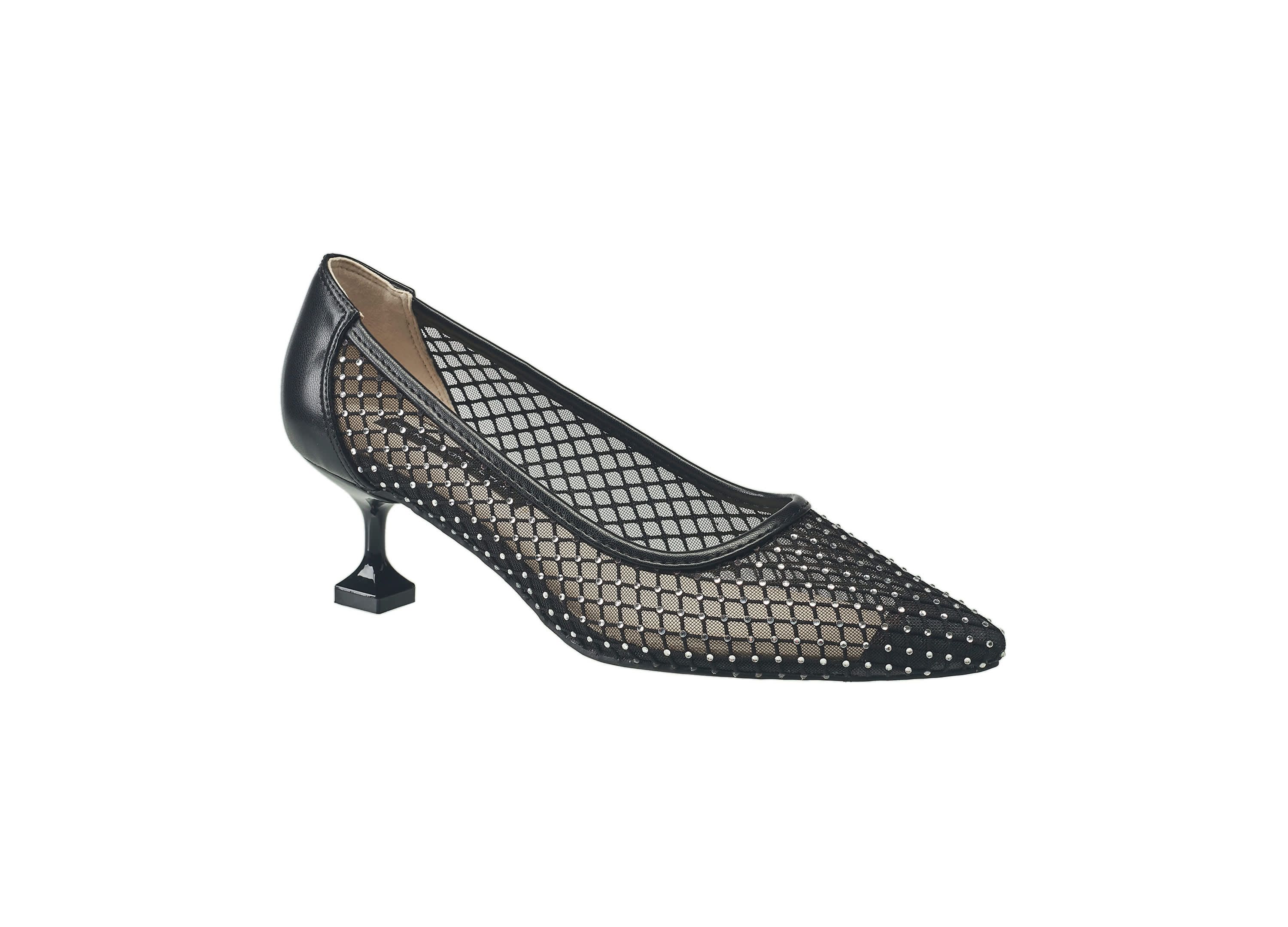 Elise Mesh and Stone Heel
