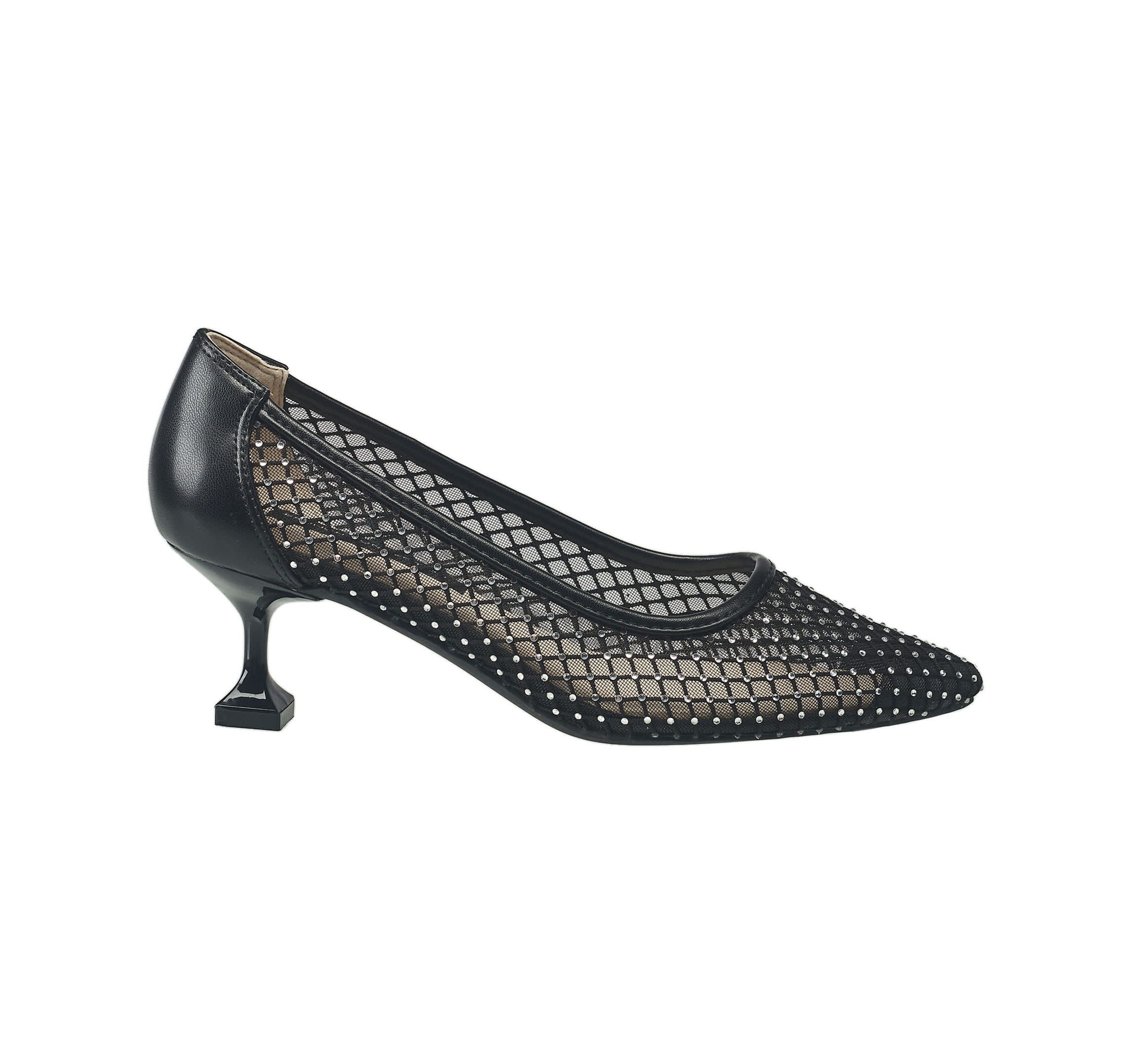 Elise Mesh and Stone Heel
