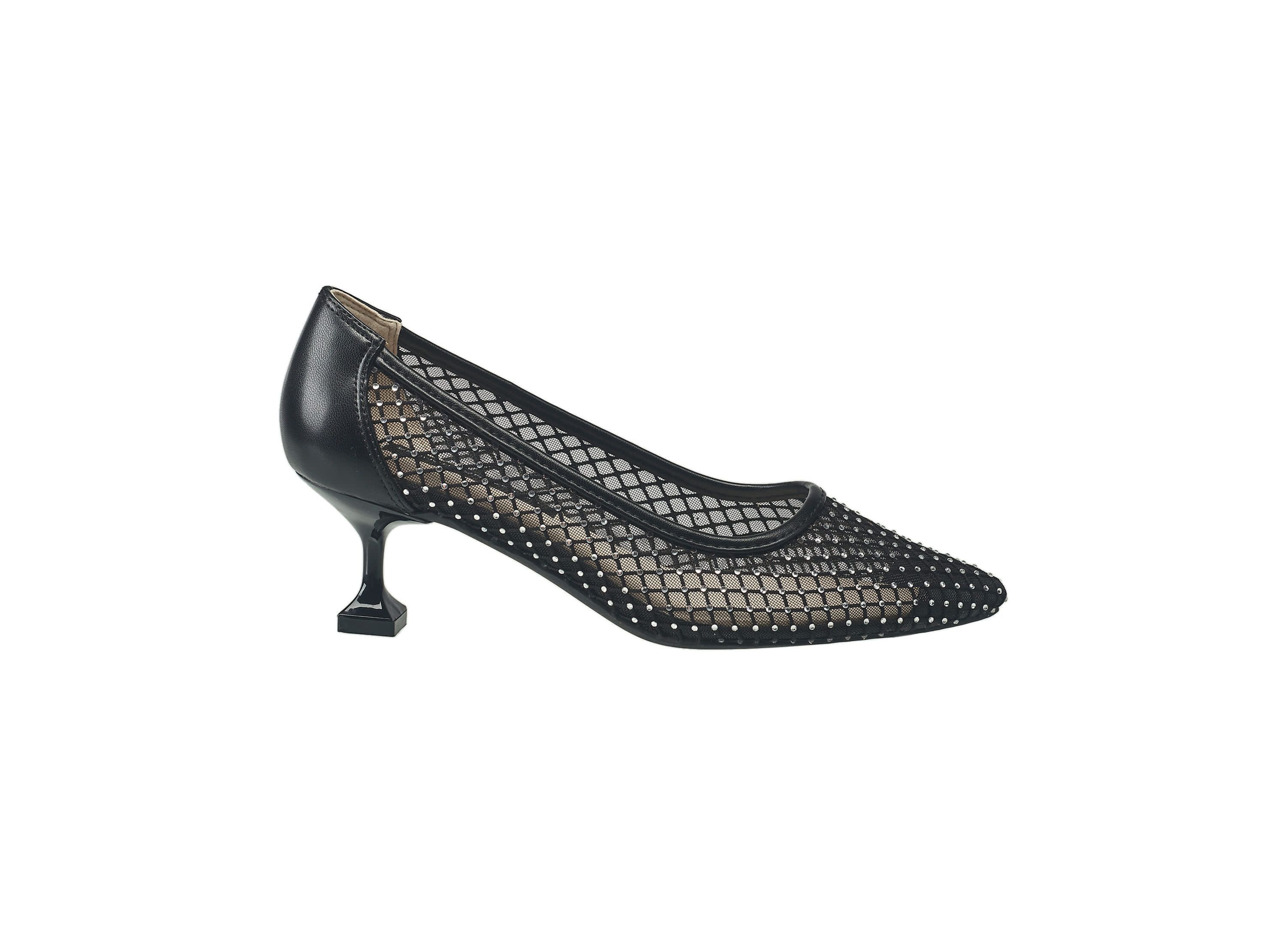 Elise Mesh and Stone Heel