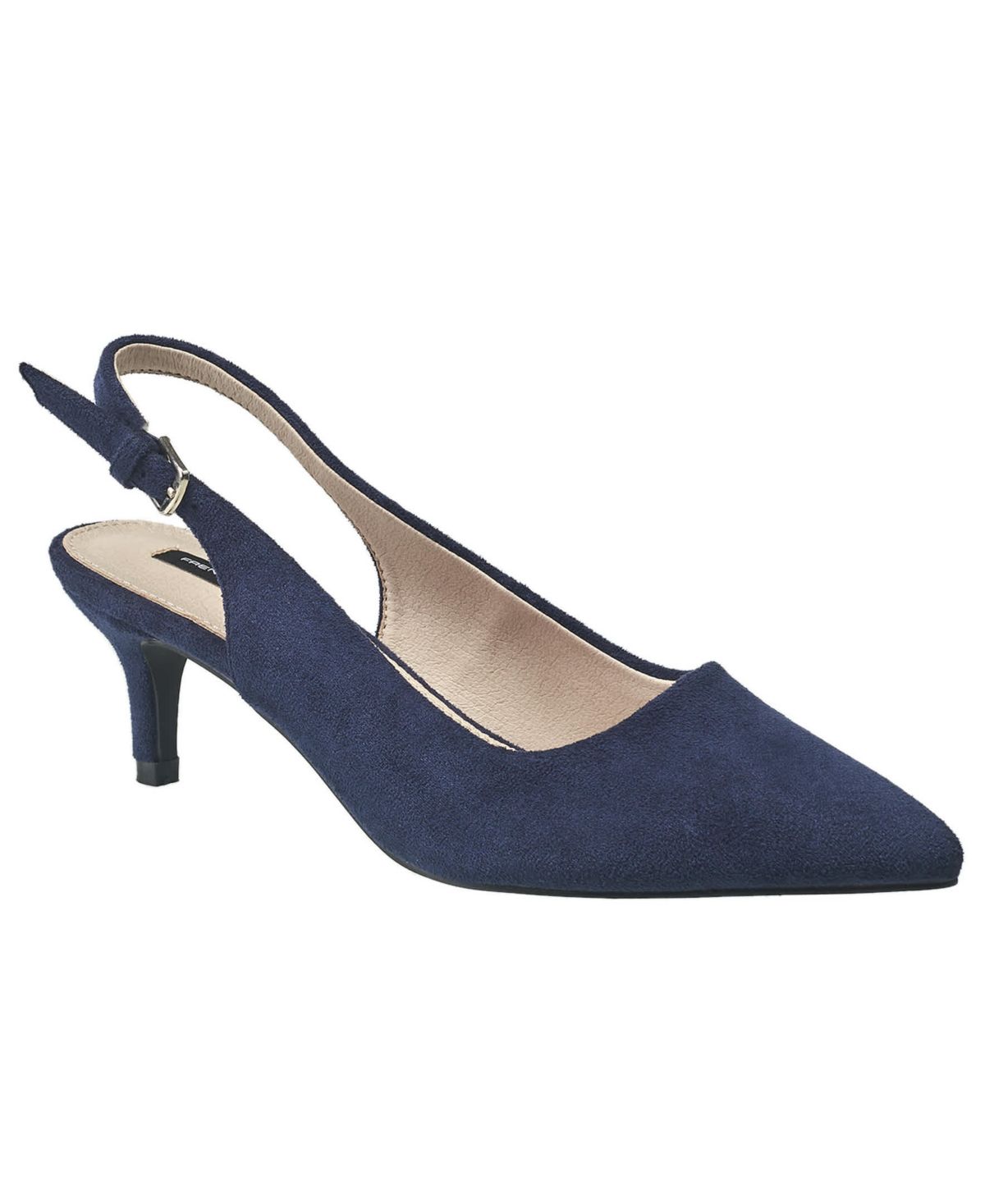Womens Suede Quinn Kitten Heel