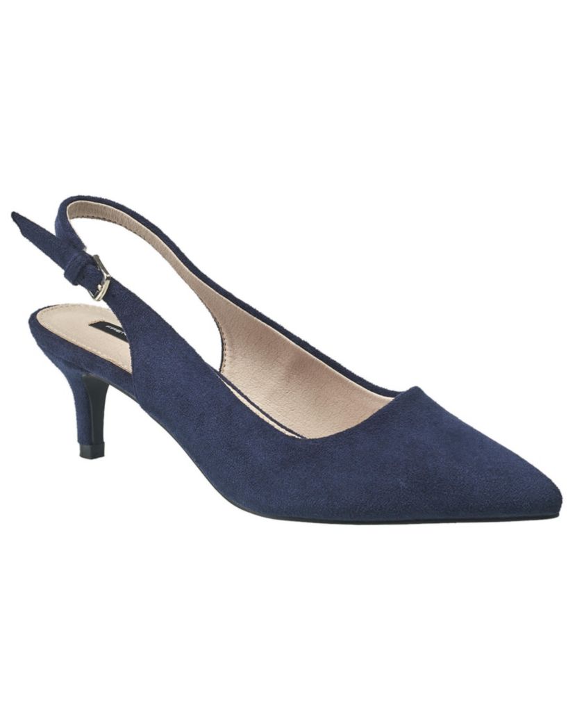 Womens Suede Quinn Kitten Heel
