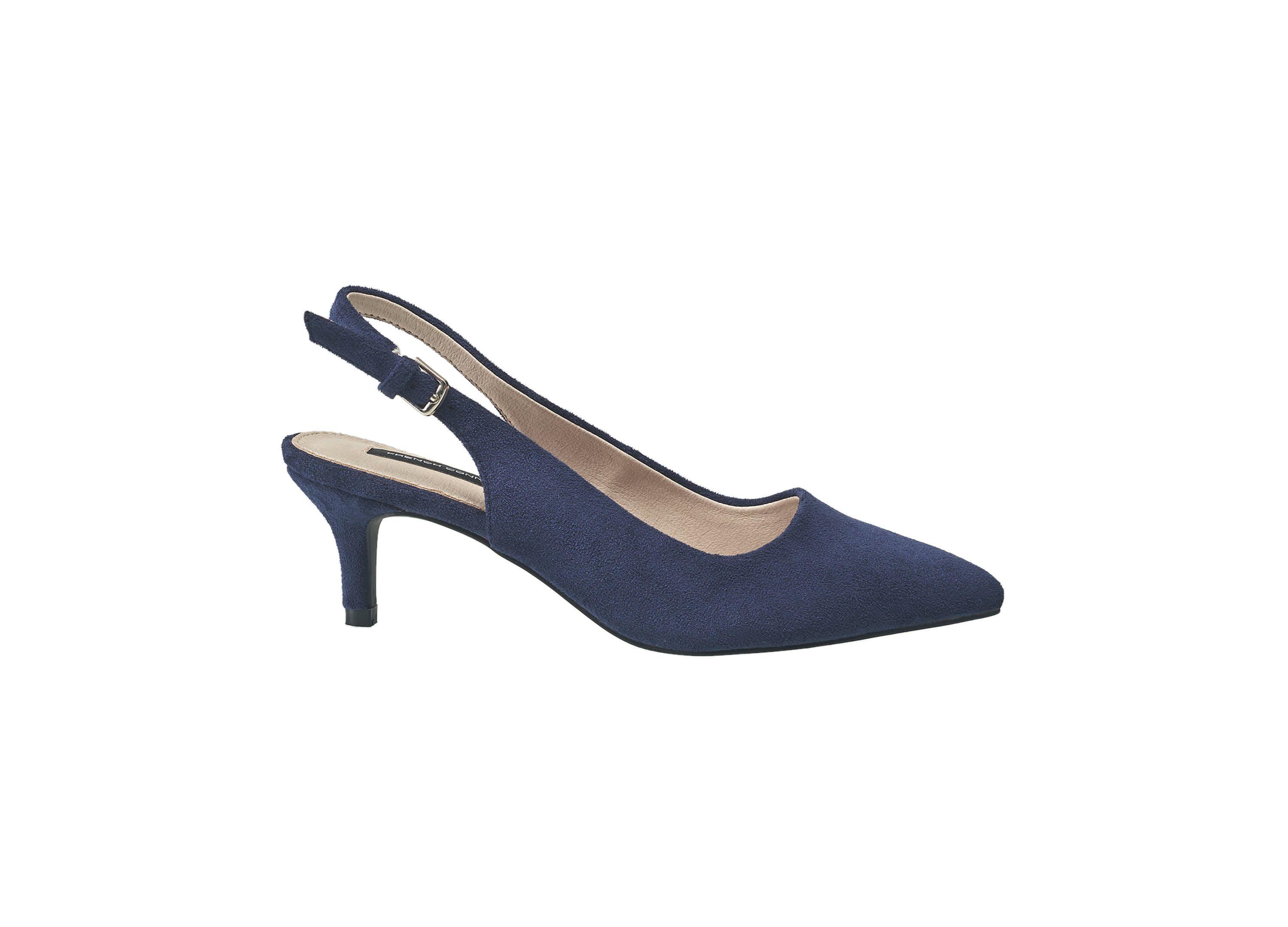 Womens Suede Quinn Kitten Heel