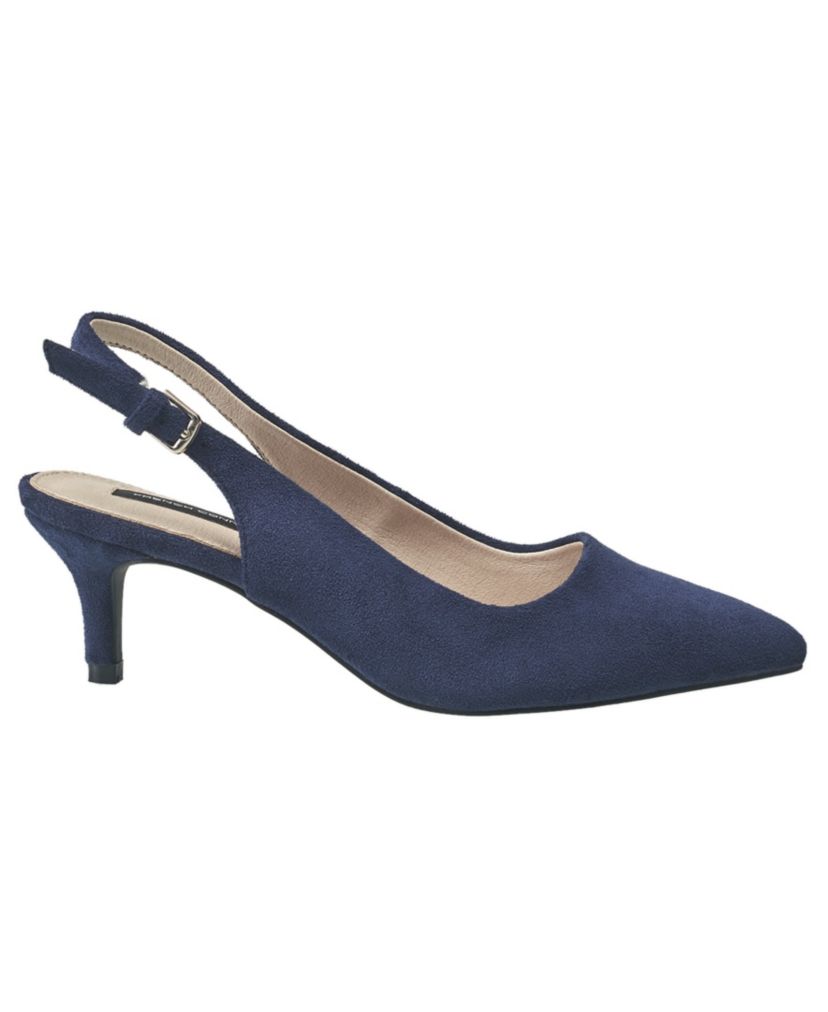Womens Suede Quinn Kitten Heel