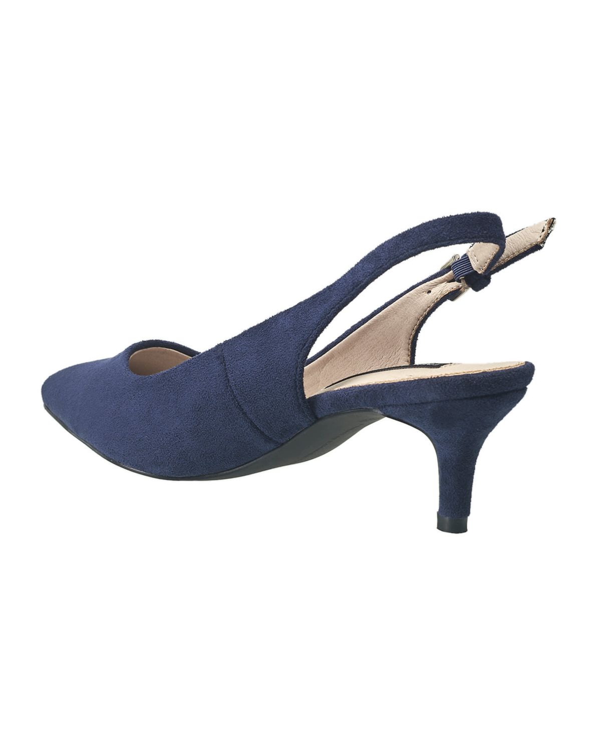 Womens Suede Quinn Kitten Heel