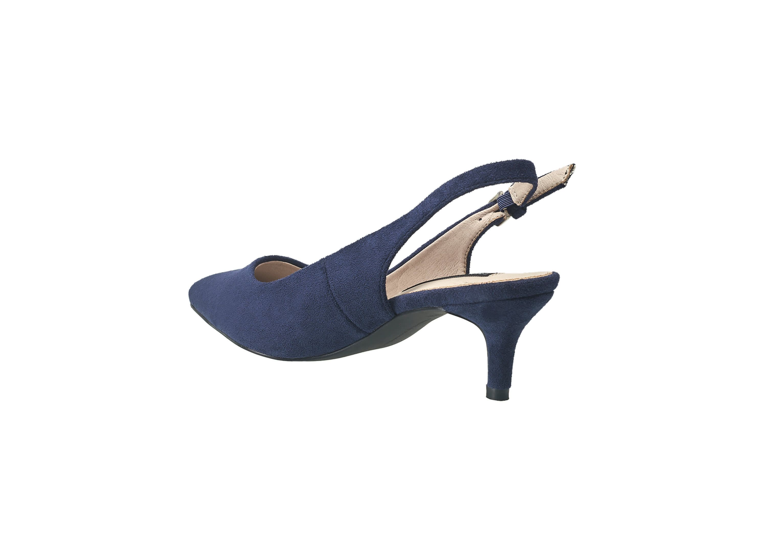 Womens Suede Quinn Kitten Heel