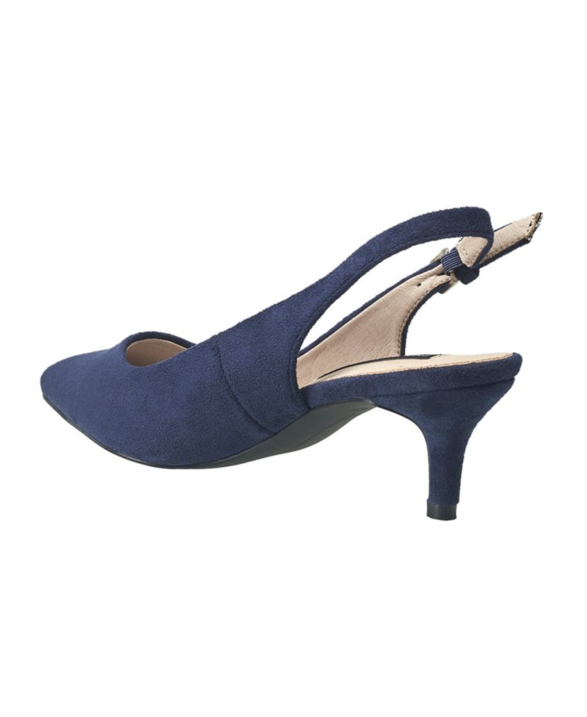 Womens Suede Quinn Kitten Heel
