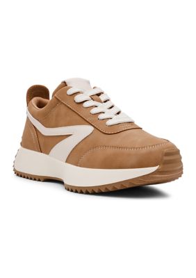 DV Dolce Vita Women's Bynx Sneakers, Tan, 11M