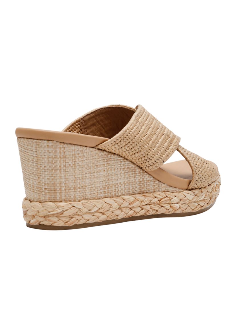 Erial Cross Band Wedge Heel