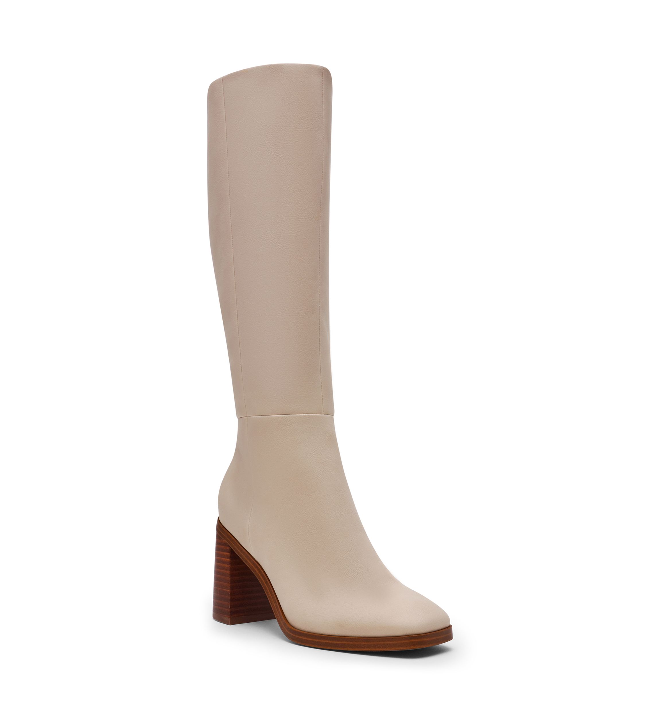 Women's Beige Dress Boots