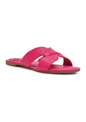 DV Dolce Vita Women's Geeya Woven Flat Sandals, 8.5M