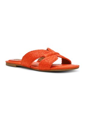 DV Dolce Vita Women's Geeya Woven Flat Sandals, 6.5M
