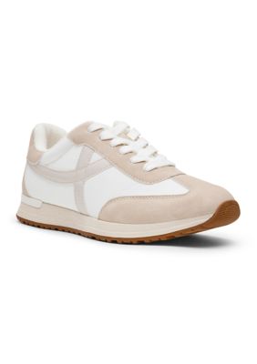DV Dolce Vita Women's Joque Sneakers, Ivory, 8M