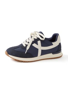 DV Dolce Vita Women's Joque Sneakers, Navy Blue, 10M
