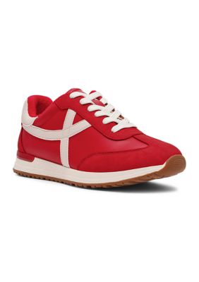 DV Dolce Vita Women's Joque Sneakers, Red, 11M