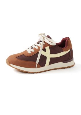 DV Dolce Vita Women's Joque Sneakers, Burgundy, 8.5M