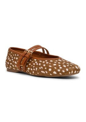 DV Dolce Vita Women's Mezya Fawn Print Flats