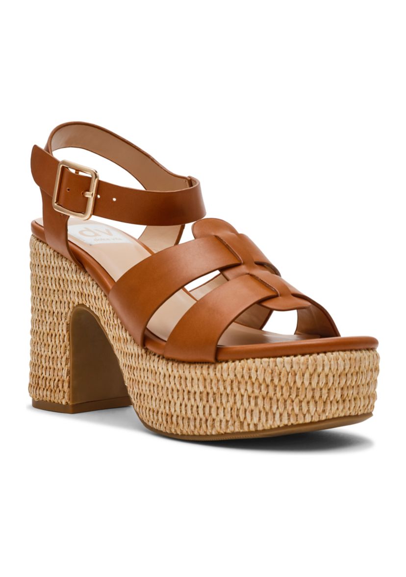 Mullen Chunky Heel Q-Strap Sandals