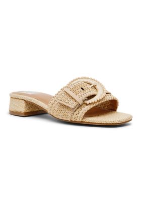 DV Dolce Vita Women's Nahlaa Low Block Heel Sandals