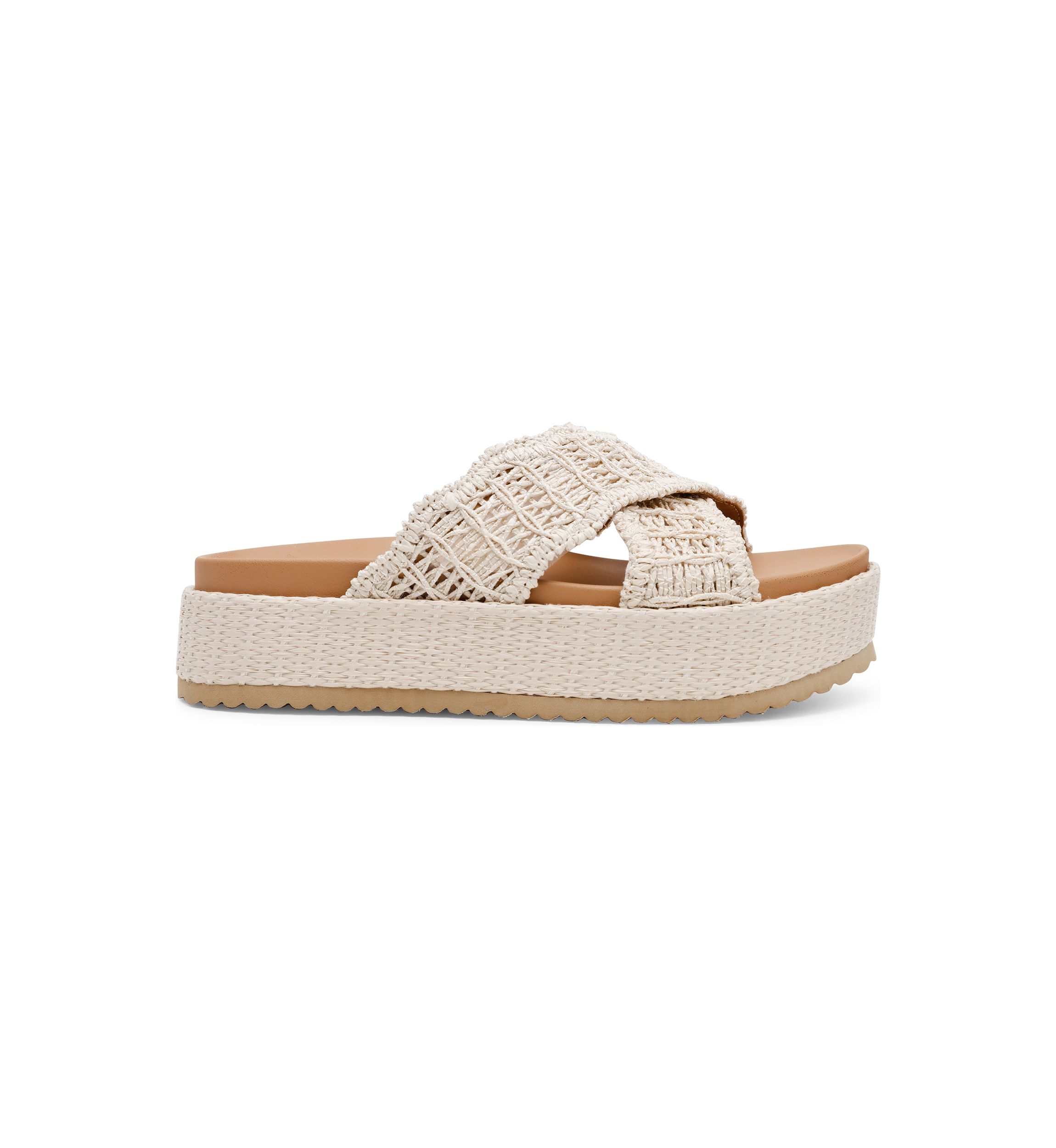 Sivan Platform Crossband Sandals