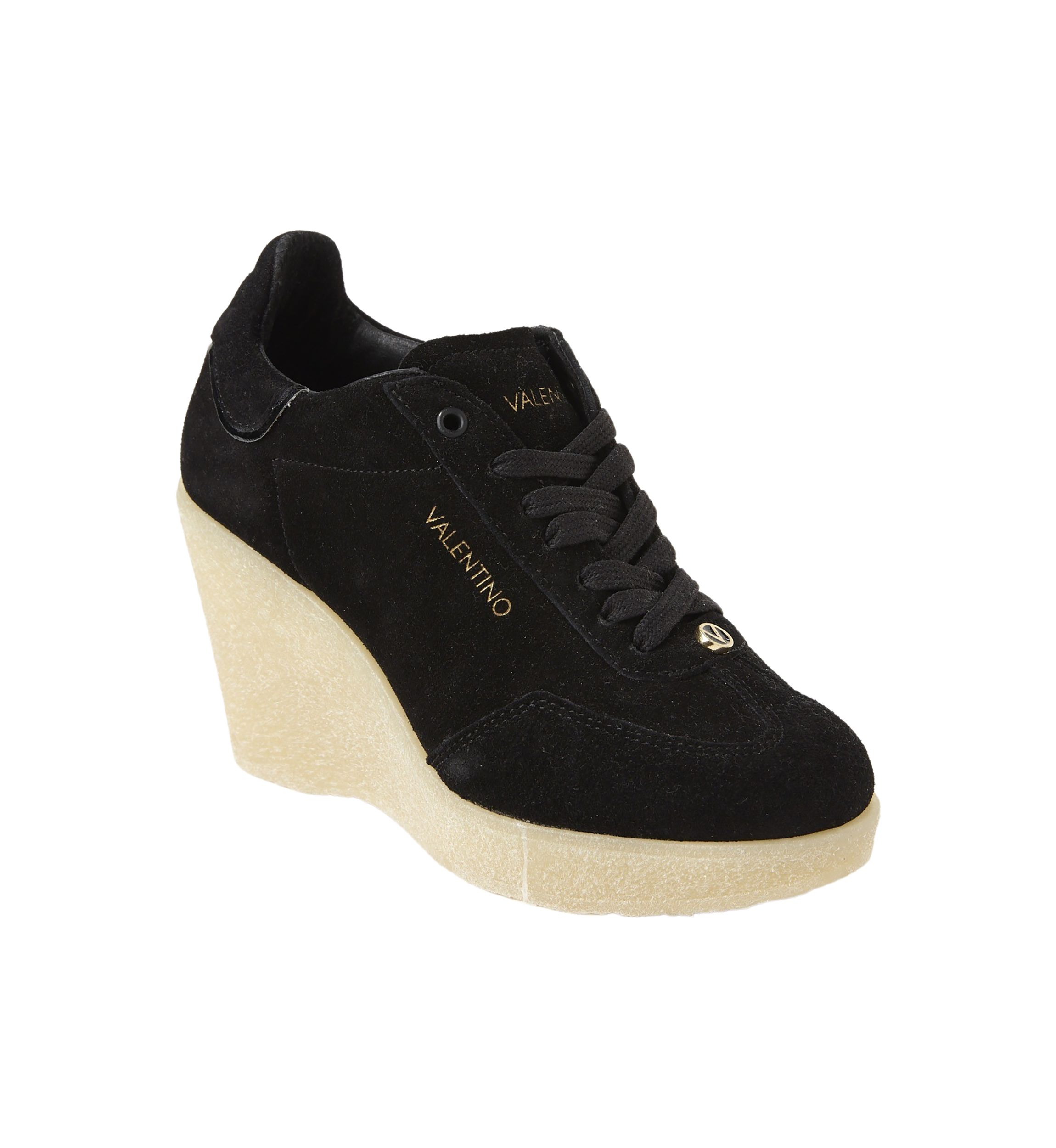 Jennifer Wedge Lace up Sneakers