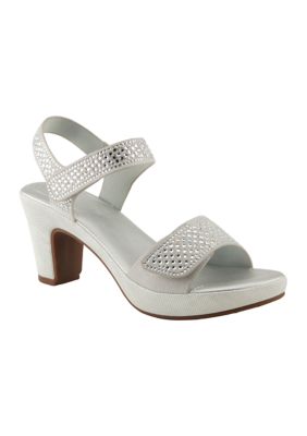 Patrizia Women's Della Sandals, Silver, 11M