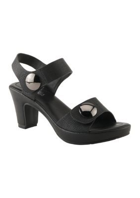 Patrizia Women's Della Sandals, Black, 11M