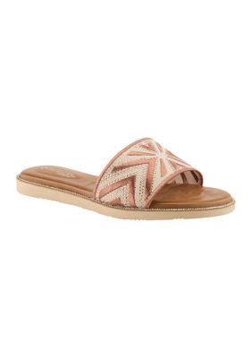 Patrizia Women's Mariam Slide Sandals, Gold, 11M