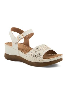 Patrizia Women's Lakelynn Sandals, White, 8M