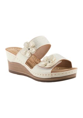 Patrizia Women's Marghera Sandals, White, 11M