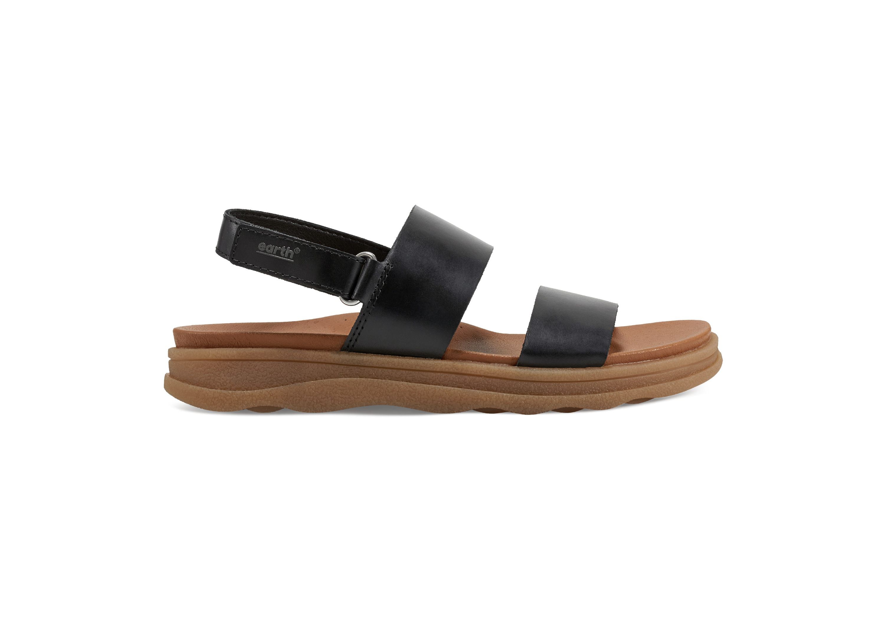 Leah Round Toe Strappy Casual Flat Sandals