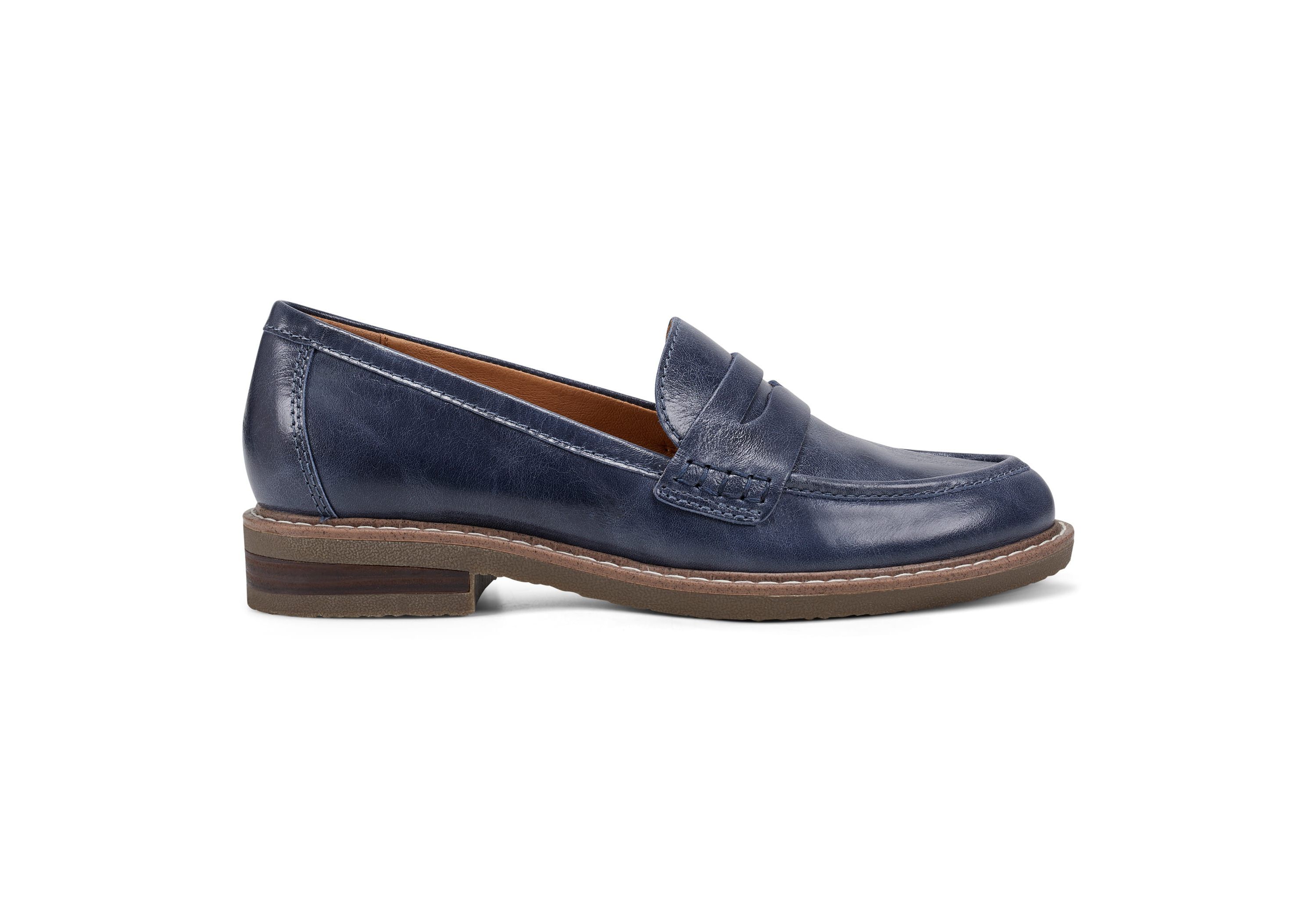 Javas Round Toe Casual Slip-on Penny Loafers