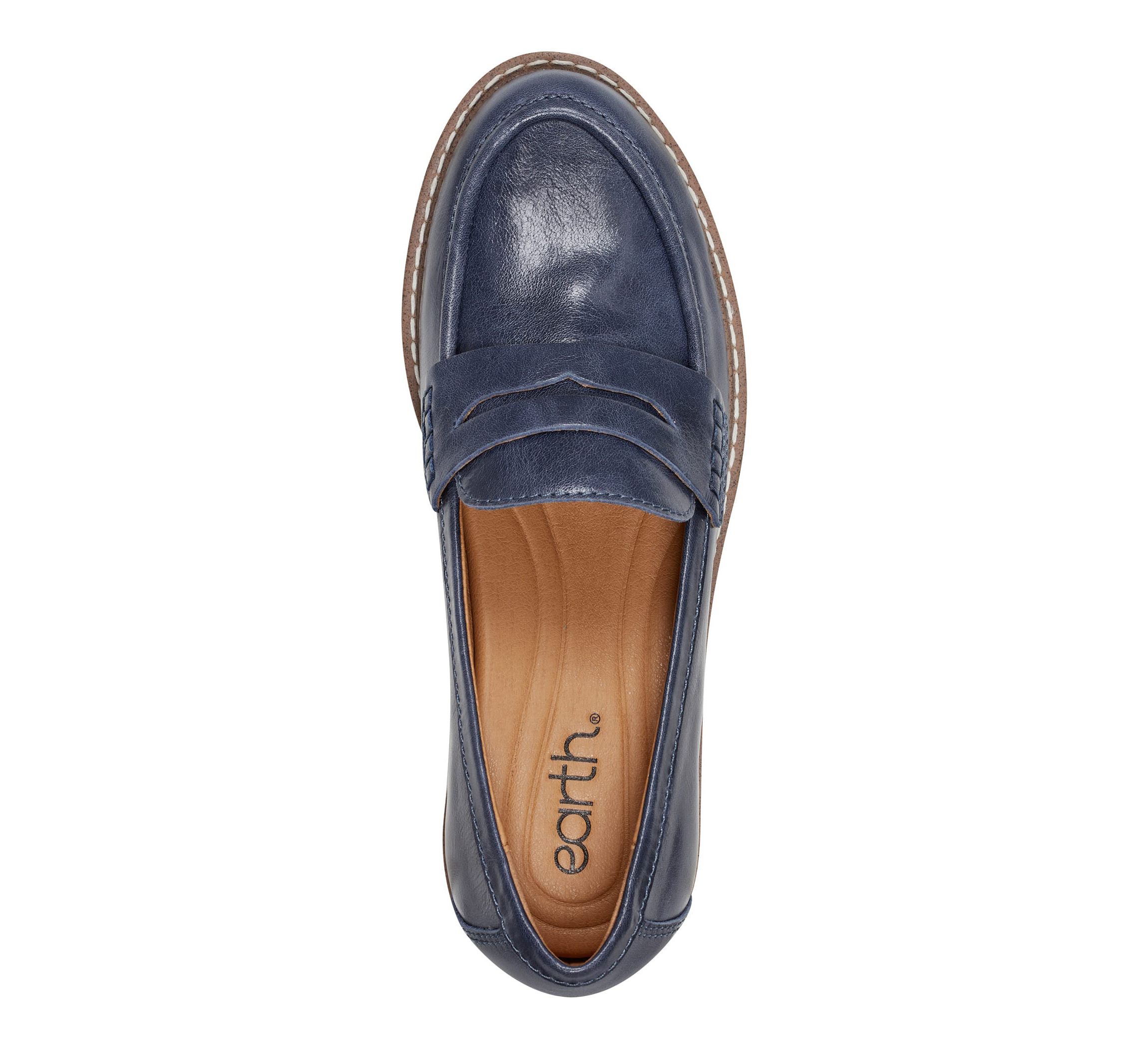 Javas Round Toe Casual Slip-on Penny Loafers