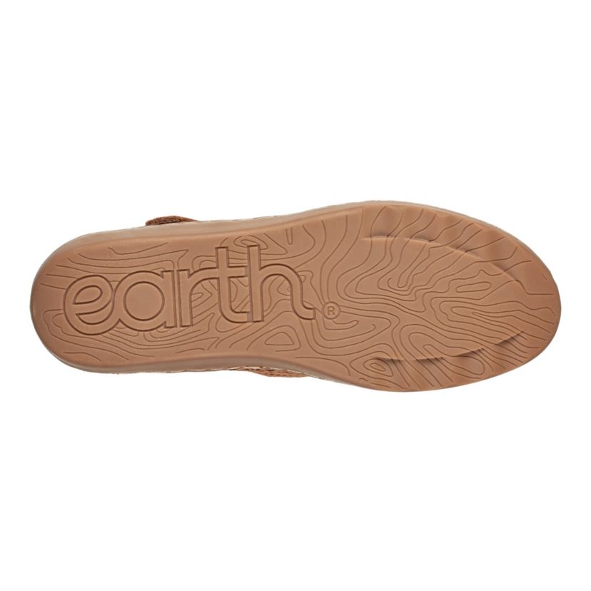 Lady Round Toe Adjustable Strap Casual Flats