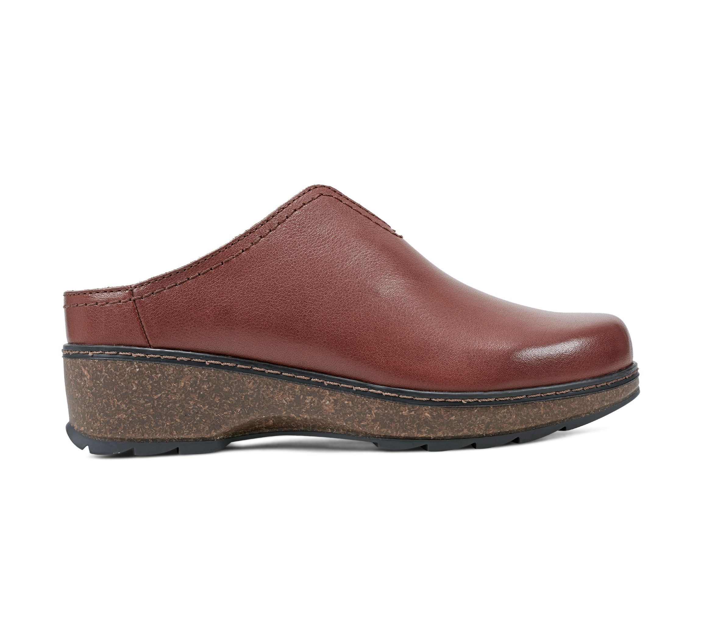 Kolia Round Toe Slip-on Casual Heeled Mules
