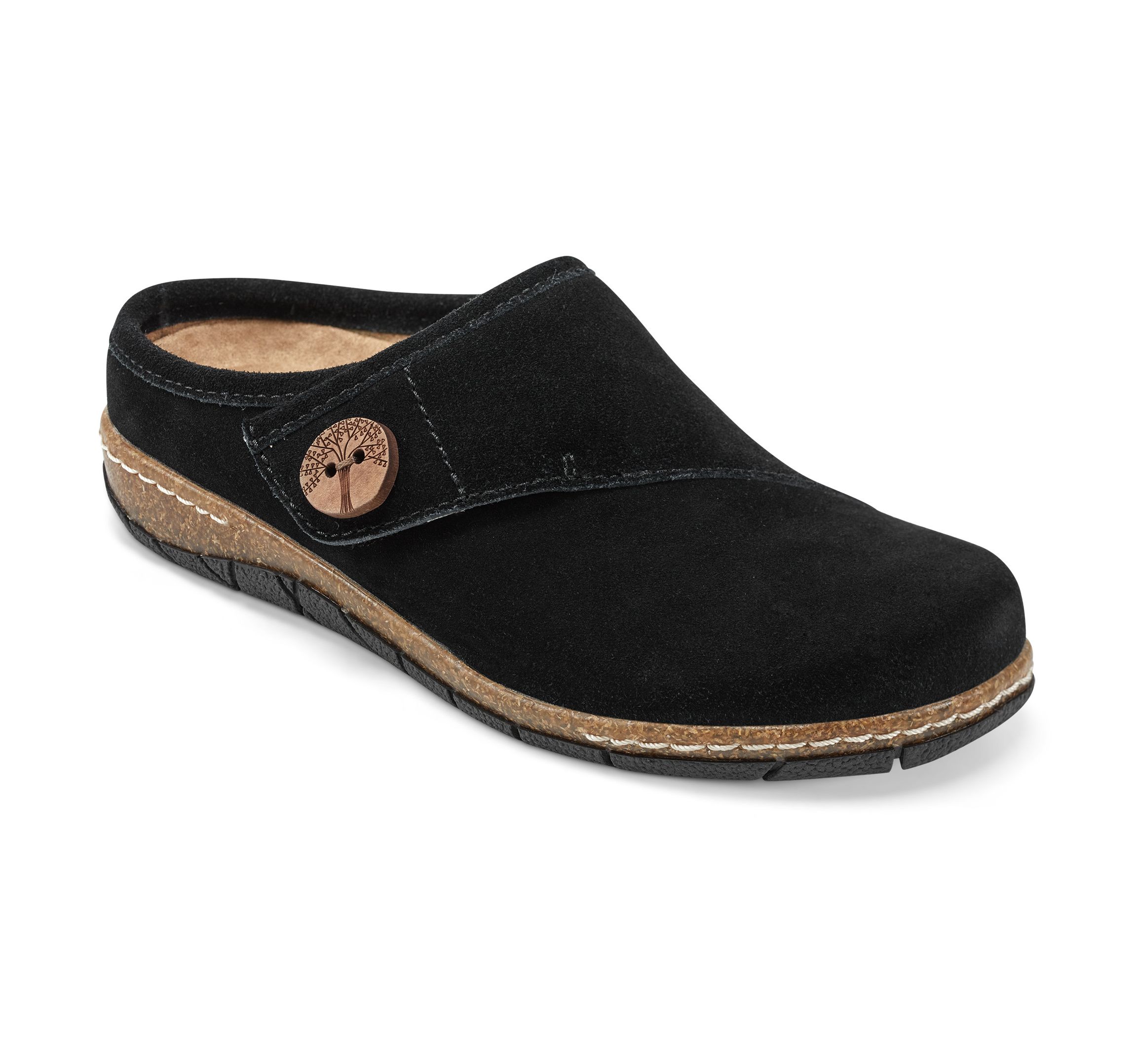 Ezra Round Toe Casual Slip-on Flat Clogs