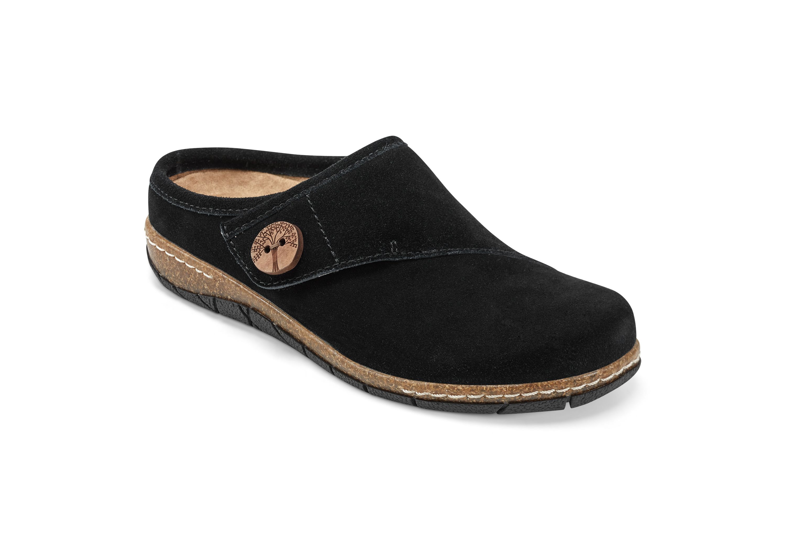 Ezra Round Toe Casual Slip-on Flat Clogs