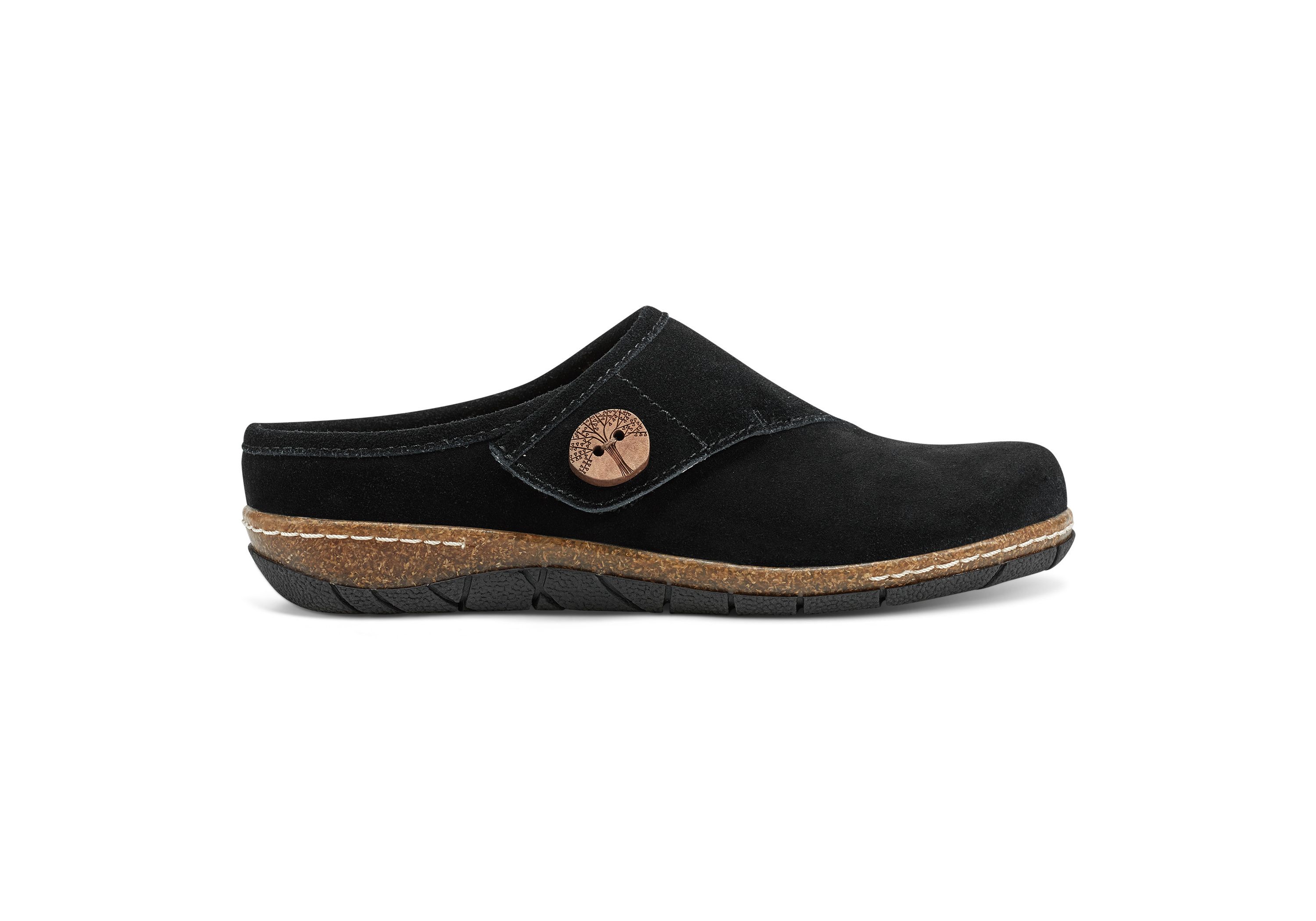 Ezra Round Toe Casual Slip-on Flat Clogs