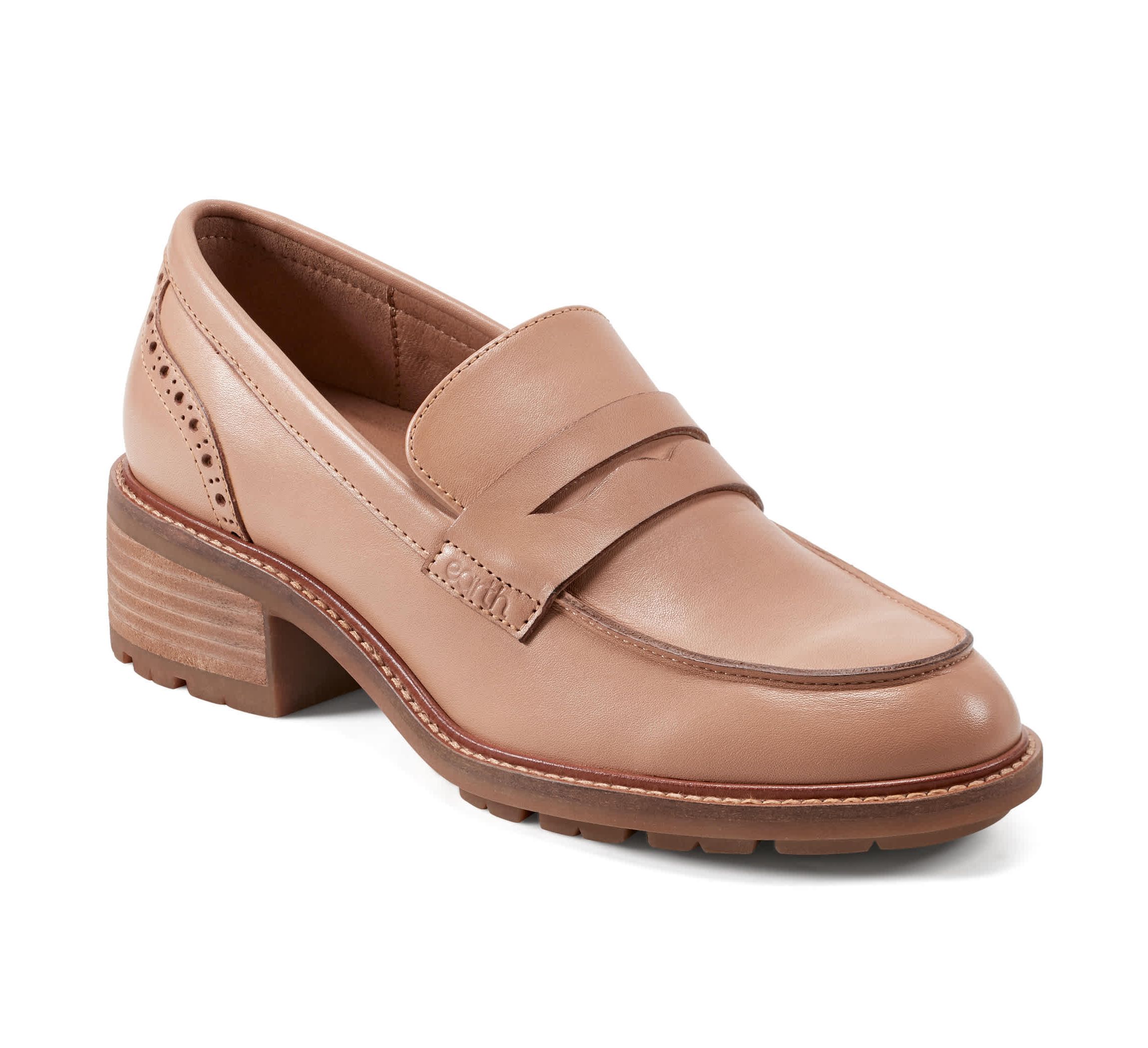 Lindy Almond Toe Casual Slip-on Penny Loafers
