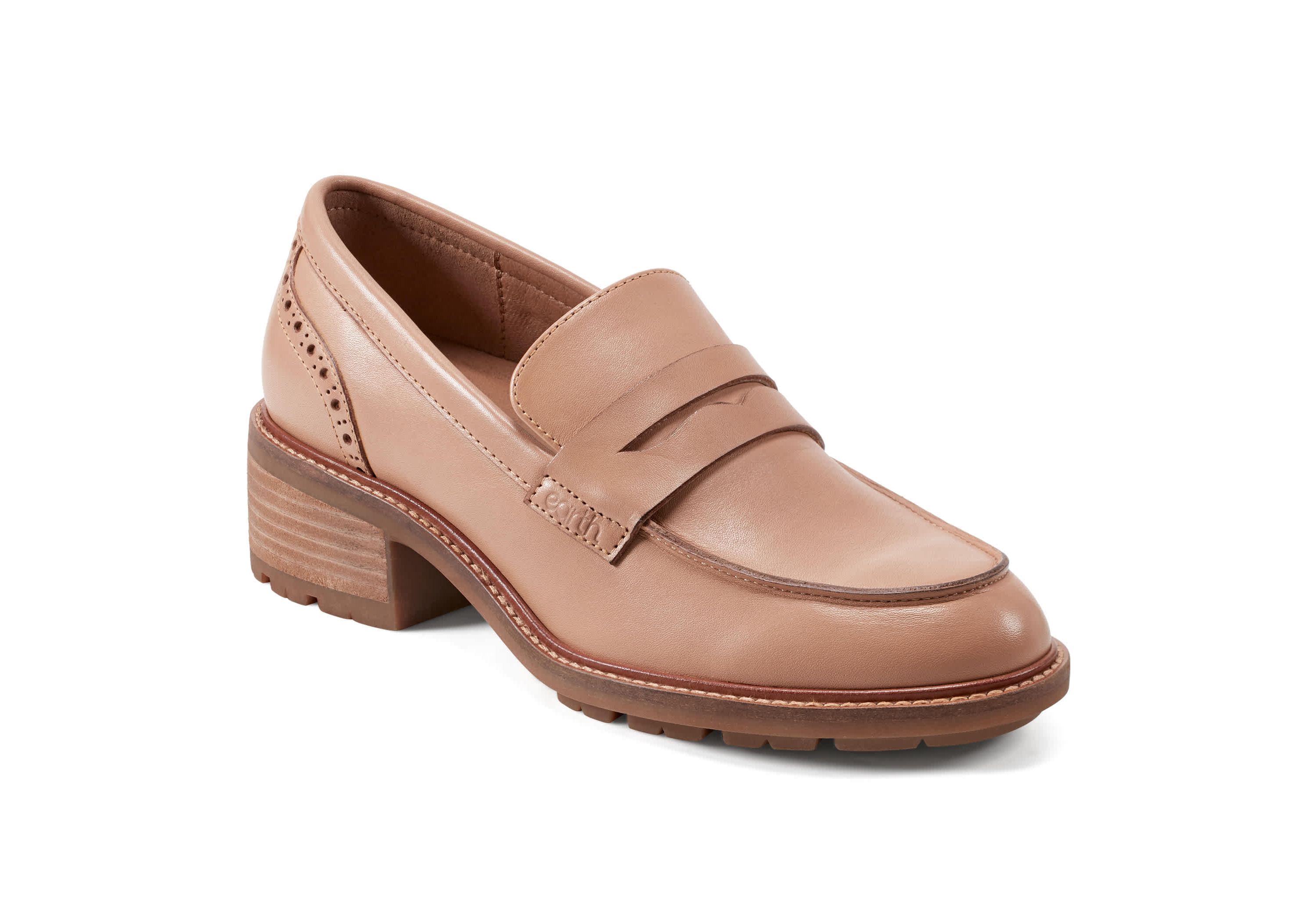 Lindy Almond Toe Casual Slip-on Penny Loafers