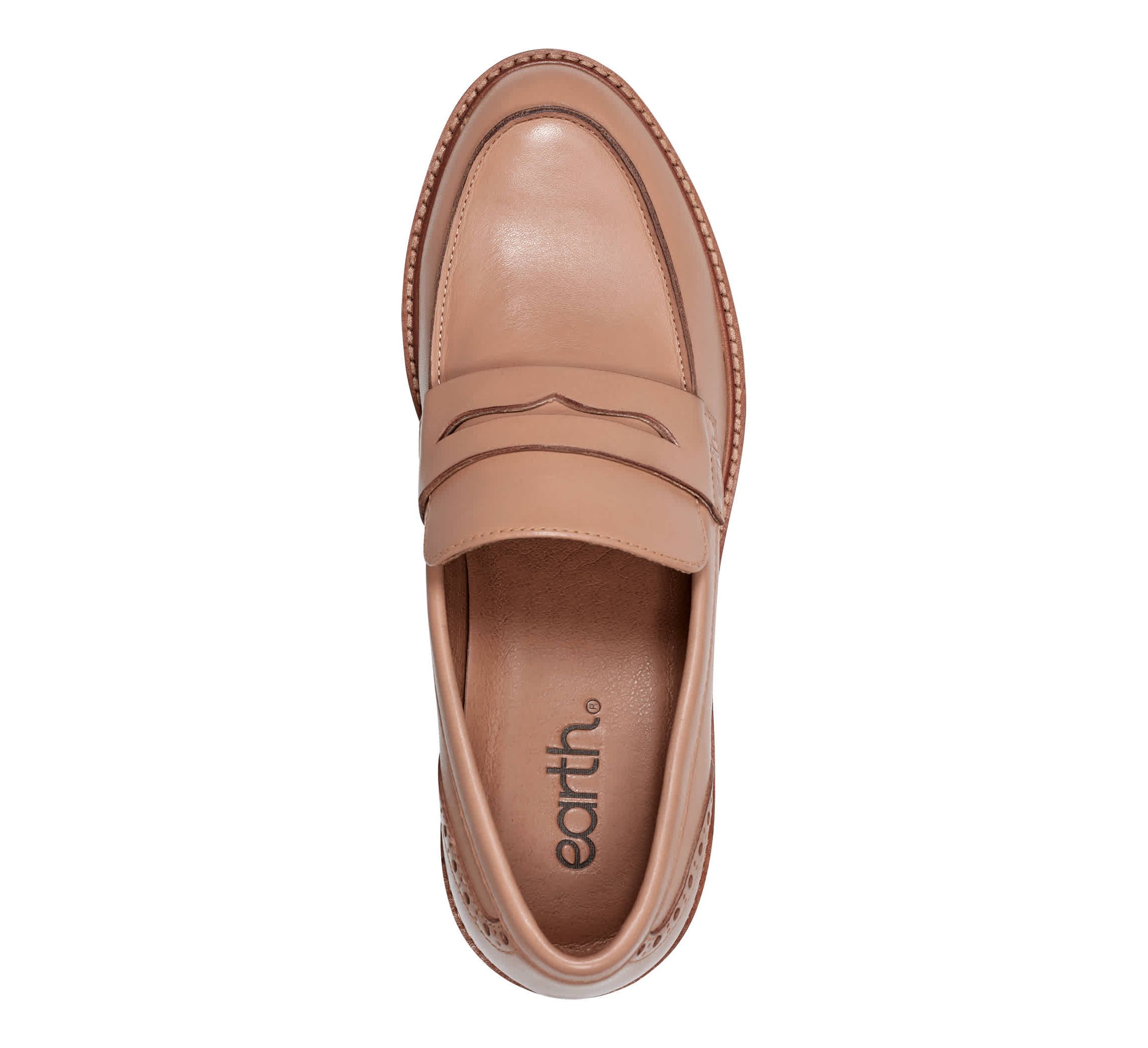 Lindy Almond Toe Casual Slip-on Penny Loafers