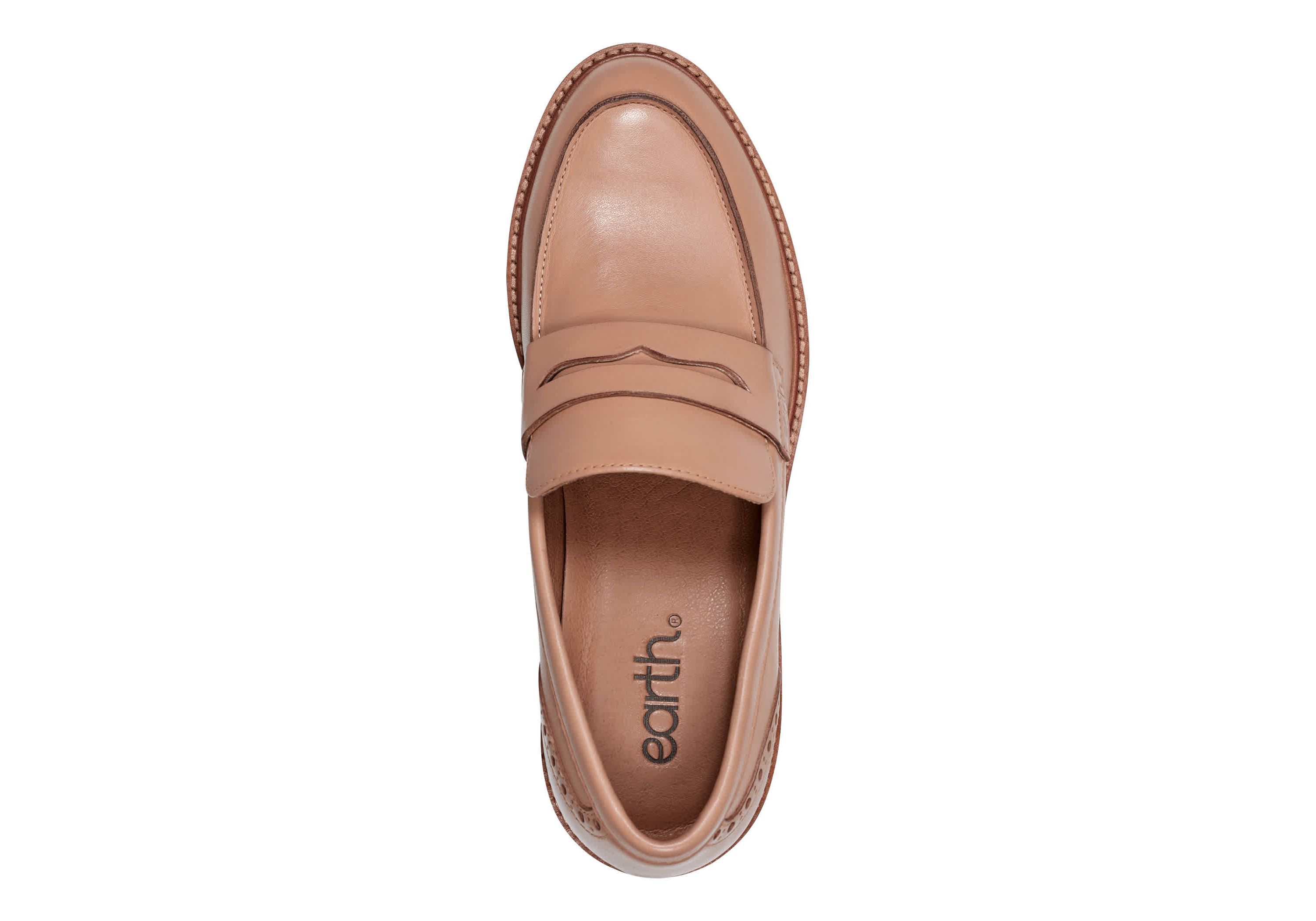 Lindy Almond Toe Casual Slip-on Penny Loafers