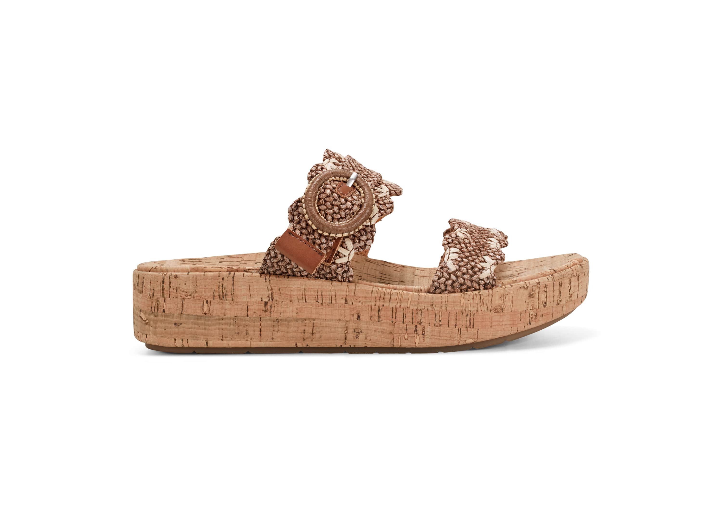 Subtle Slip-on Casual Platform Wedge Sandals