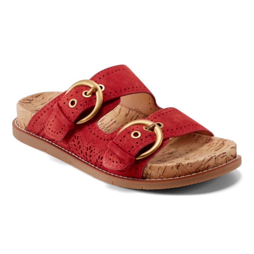 Francii Round Toe Casual Slip-on Flat Sandals