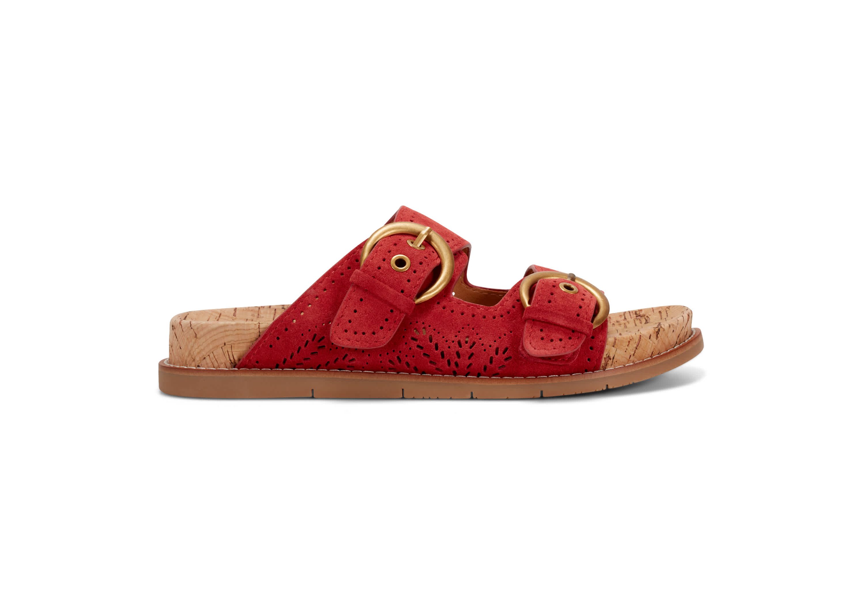 Francii Round Toe Casual Slip-on Flat Sandals