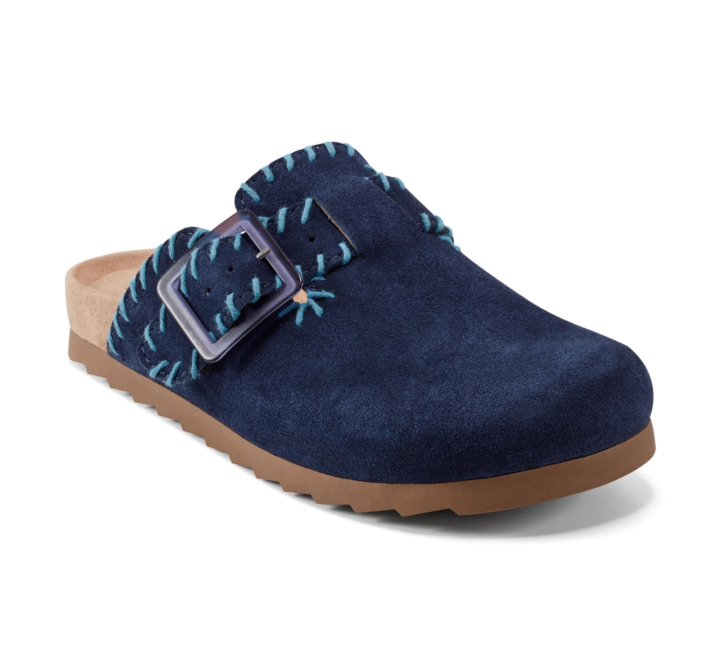 Gena Round Toe Slip-on Flat Casual Clogs